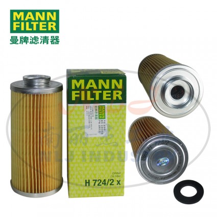 MANN-FILTER(曼牌滤清器)油滤H724/2x