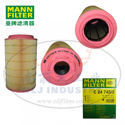 MANN-FILTER(曼牌滤清器)空滤C24745/2