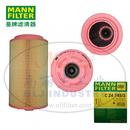 MANN-FILTER(曼牌滤清器)空滤C24745/3