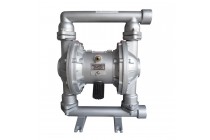 QBK气动隔膜泵铝合金隔膜泵高粘度液体输送泵杂质泵泥浆泵